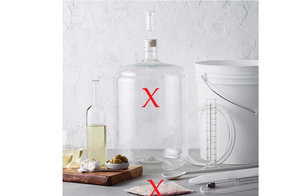 Complete Wine/Beer Equipment Kit - No Carboy